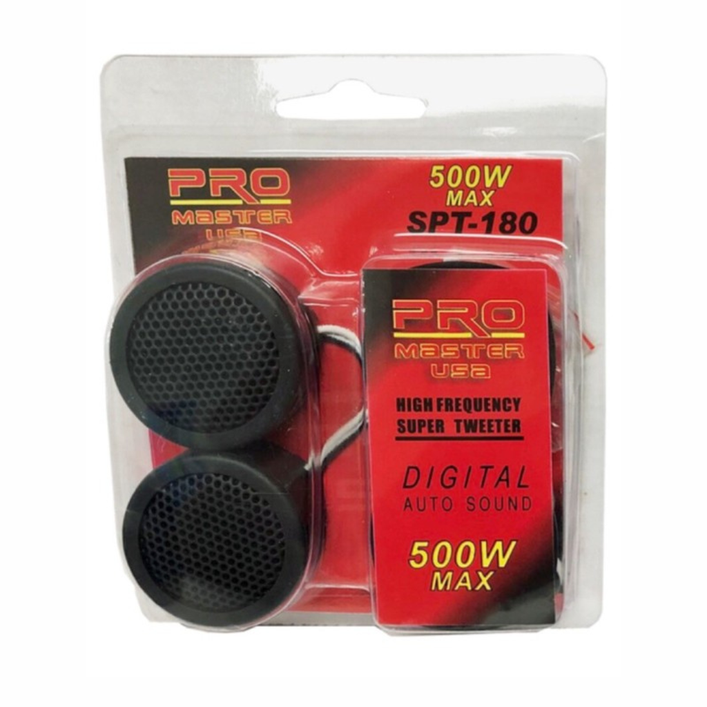 Tweeter Para Carro Pro-Master 500W | Altavoz de Alta Frecuencia para Audio Automotriz