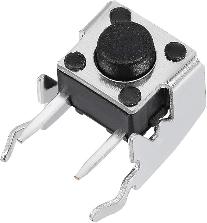 Pulsador 6*6*4 2 Pines Horizontal Con Base