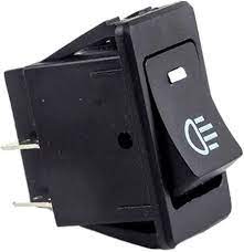 Interruptor para neblinera 12V 35A con luz led azul