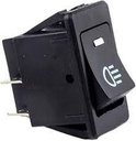 Interruptor para neblinera 12V 35A con luz led Blanco