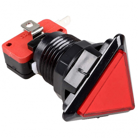 Boton Rojo Triangular Para Maquinita Con Microswitch