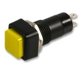 Pulsador Cuadrado Na Amarillo