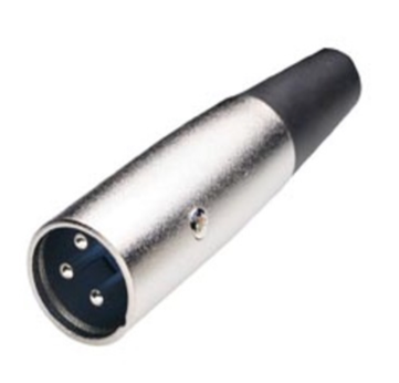 Conector XLR Macho Metalico Económico