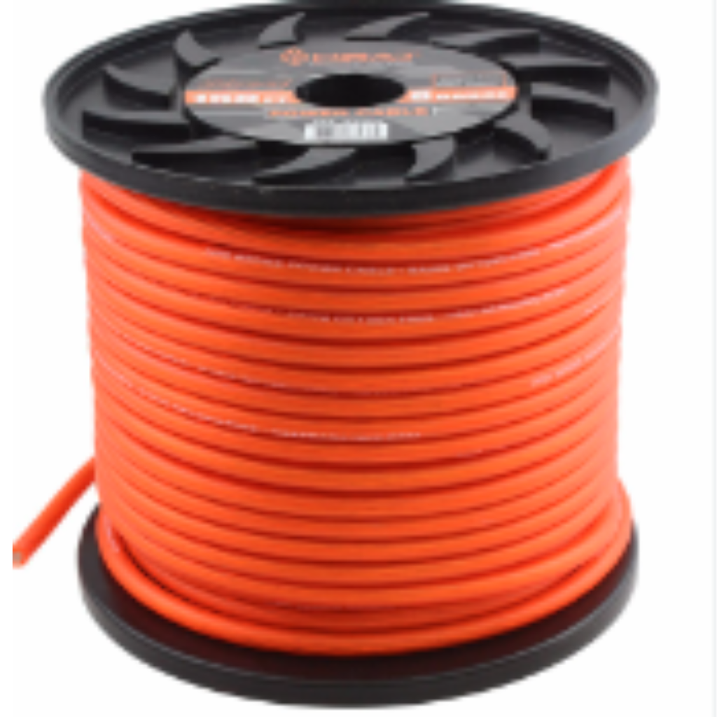 Cable Para Amplificador #8 Plus-Audio Negro