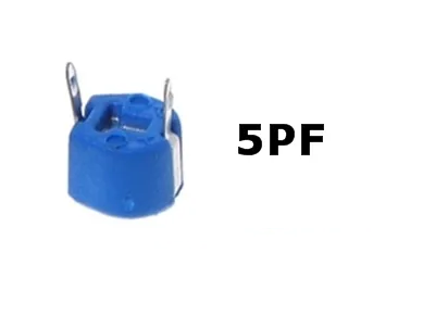Capacitor Variable Trimmer 5pF Azul