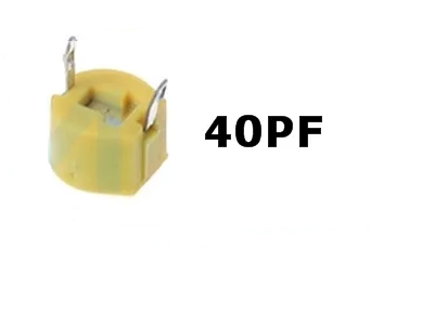 Capacitor Variable Trimmer 40pF Amarillo