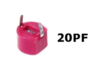 Capacitor Variable Trimmer 20pF 4.2A Rosado