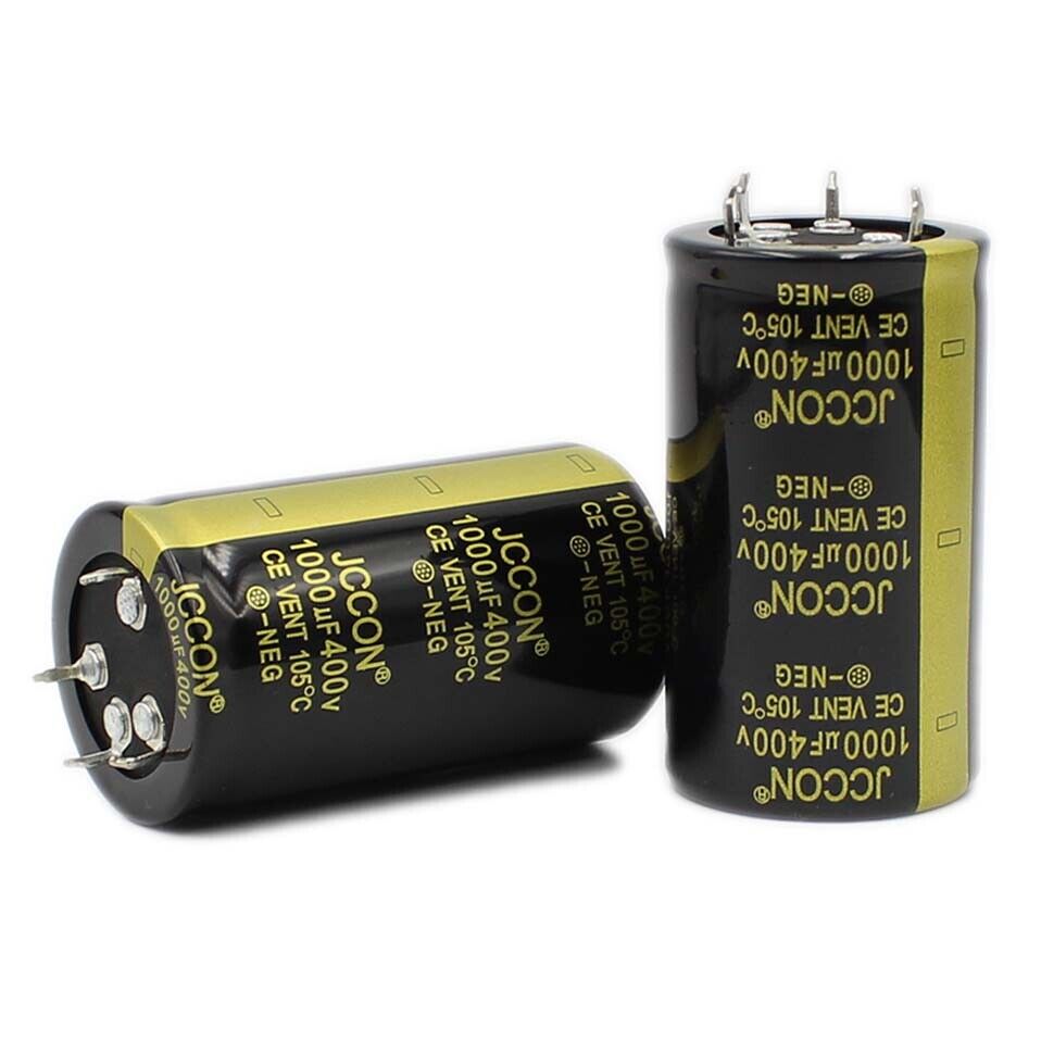 Capacitor electrolítico 1000uf 400v 4 pines NICHICON