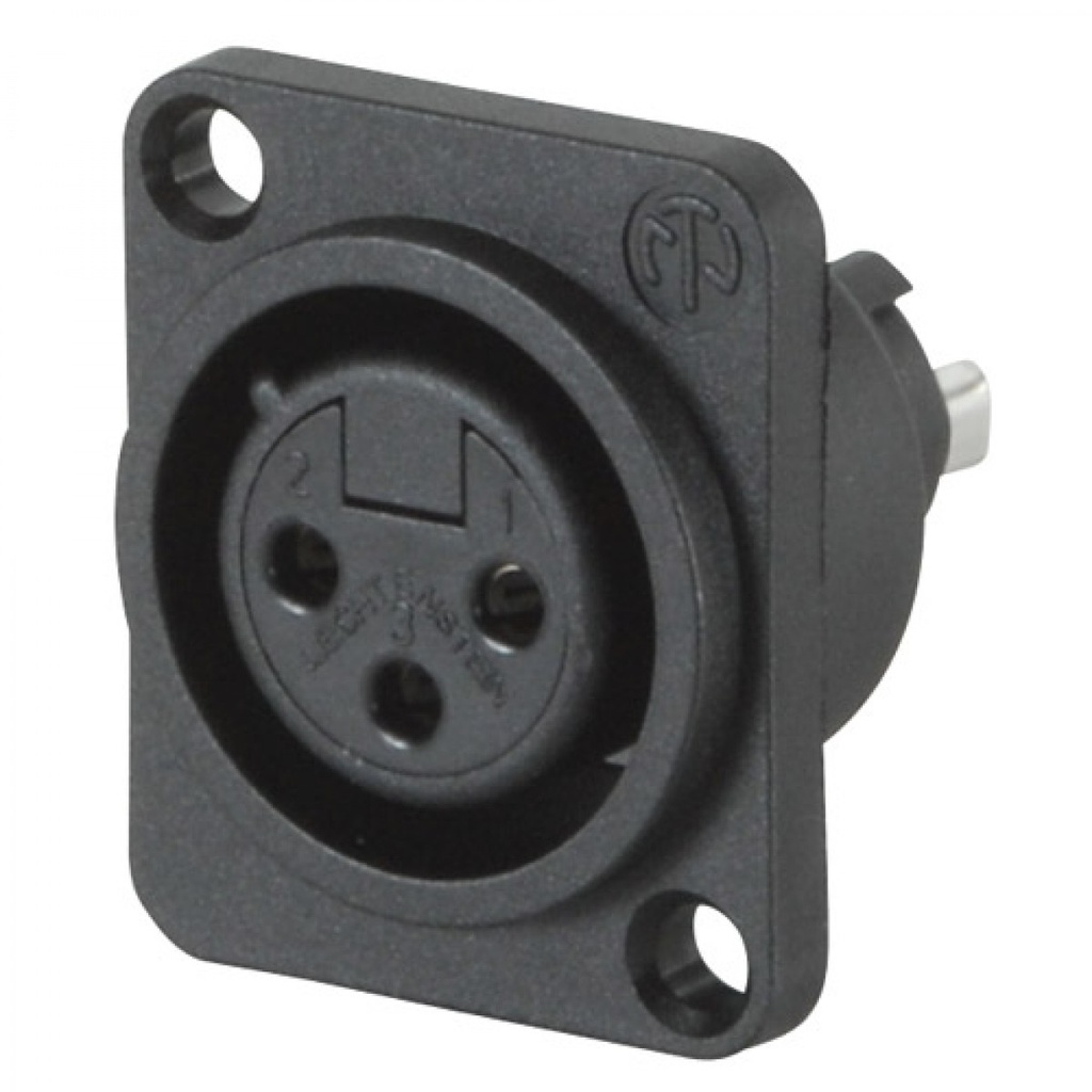 Conector XLR Hembra Para Chasis TMC