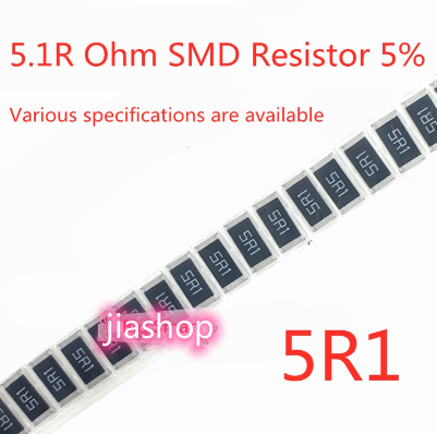 Resistencia SMD 5.1ohms 1812