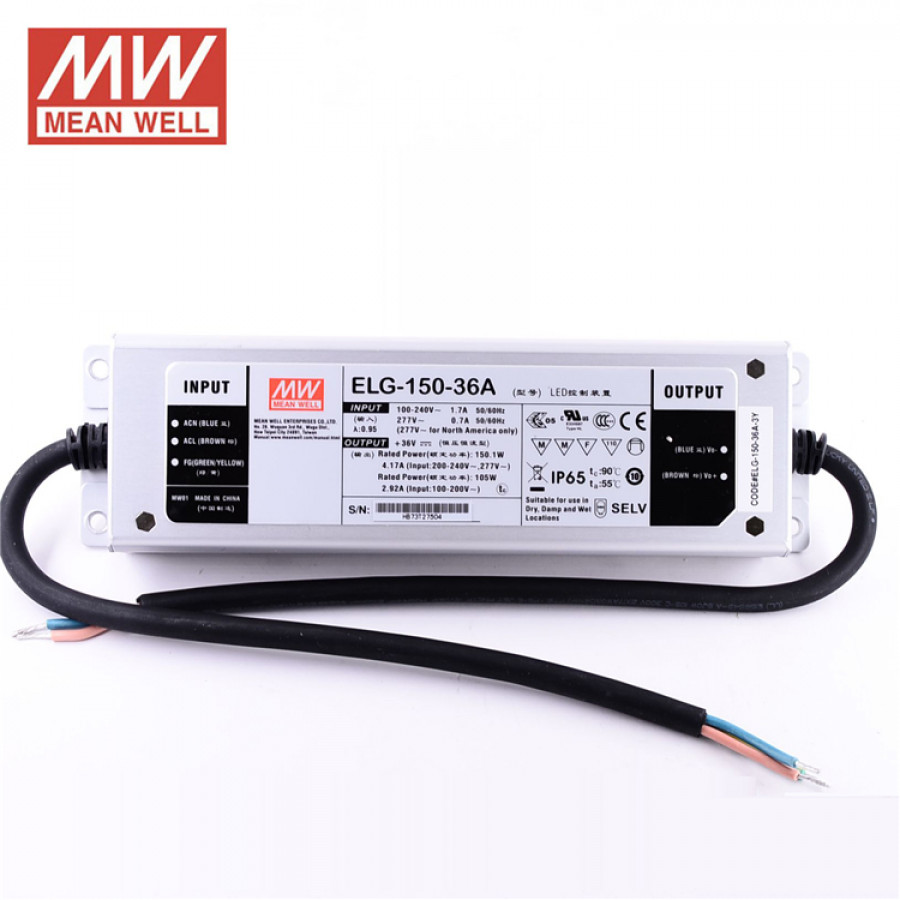Fuente MEANWELL ELG-150-36A 36V 150W