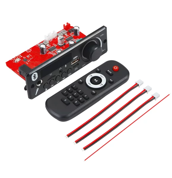 Modulo Amplificador MP3/FM/BLUETOOTH 2*80W con entrada para microfono