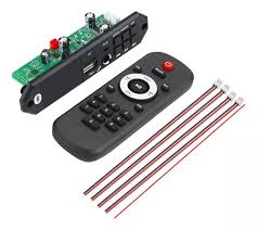 Modulo Amplificador MP3/FM/BLUETOOTH 2*40W con entrada para microfono