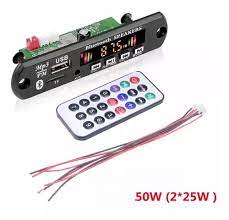 Modulo Amplificador Con MP3/FM/BLUETOOTH 2*25W 12V