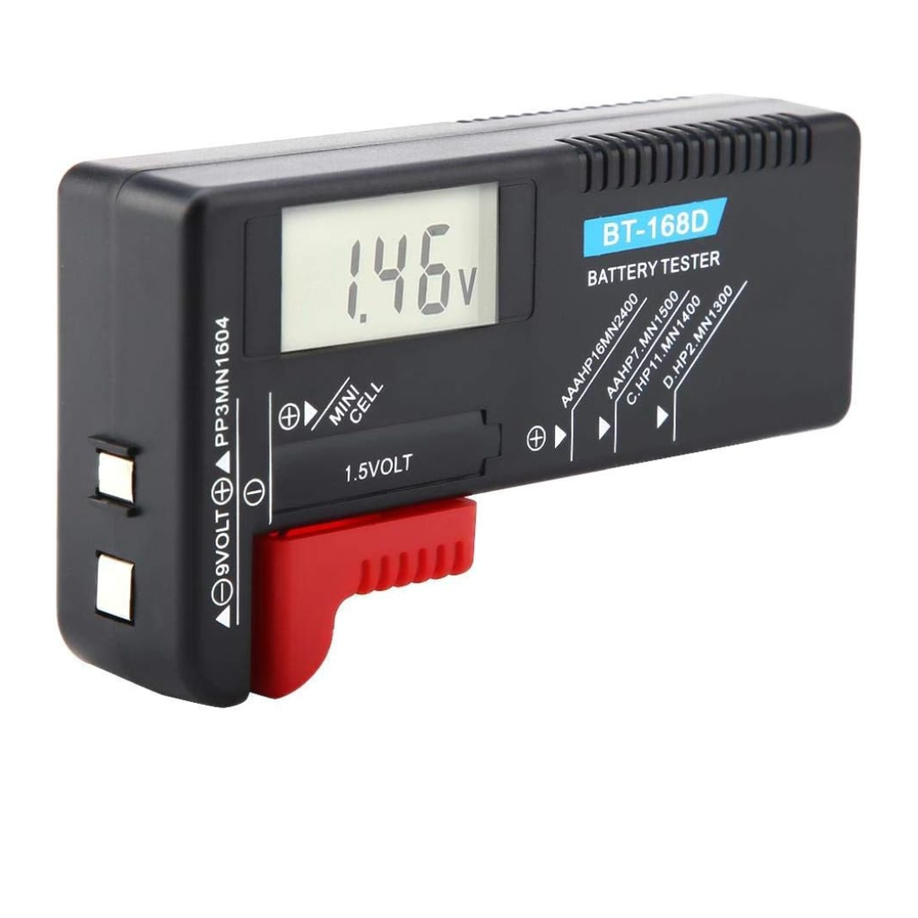 Probador de baterías C/D/AA/AAA/9v