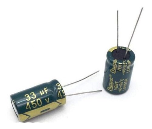 Capacitor Electrolítico 33uF 450v