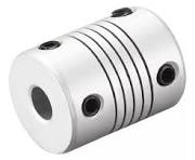 Acople flexible Para CNC Impresora 3D 5X5mm
