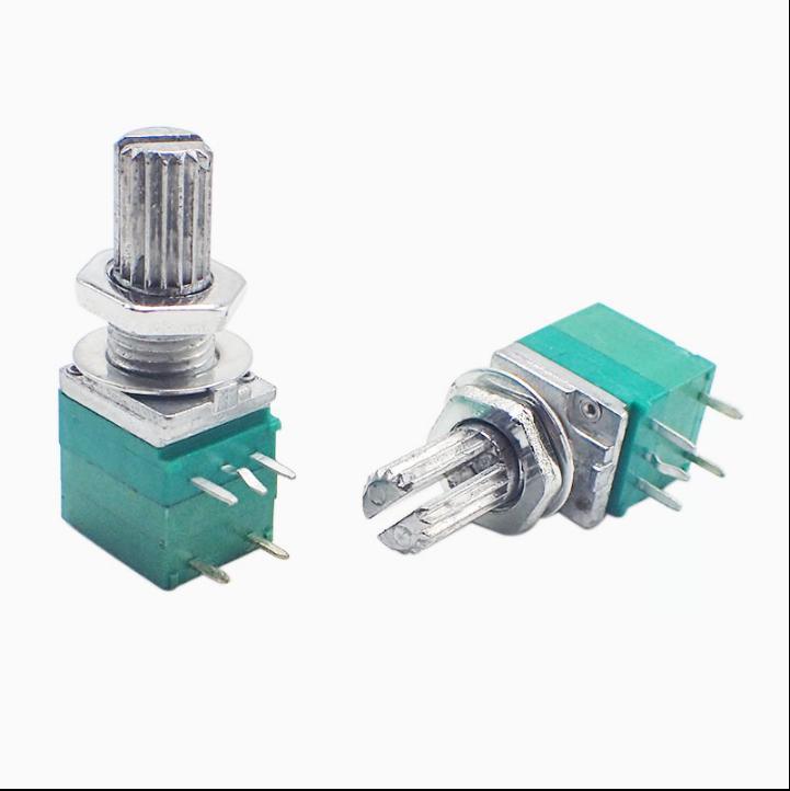 Potenciometro B10K 5 pines con Switch RK097