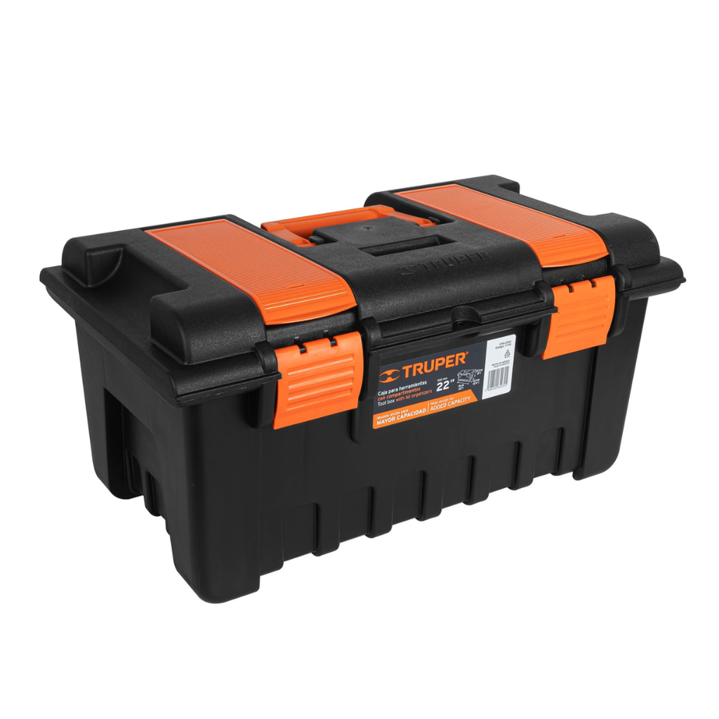 Caja De Herramientas Truper 22" Con Compartimientos