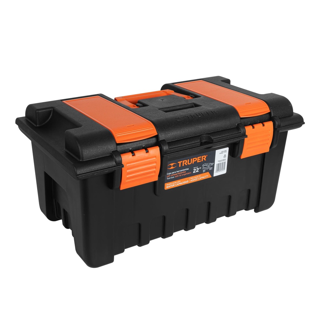 Caja De Herramientas Truper 22" Con Compartimientos