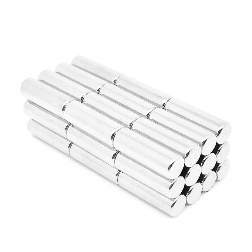 Imán de Neodimio 5x15mm Tipo Cilindro N35