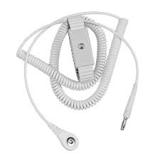 Pulsera Antiestatica Gris Con Cable