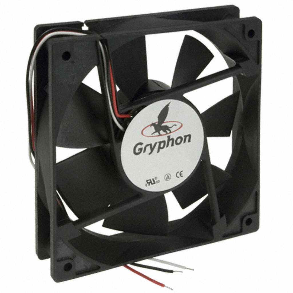 Ventilador DC 24V Gryphon 120x120mm 3 Cables
