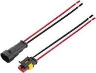 Conector para vehiculo contra el agua HID DJ7021-1.5-11/21 macho y hembra