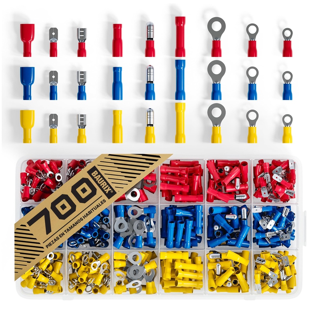 Kit de terminales de 700 piezas