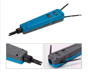 Ponchadora de impacto con puntas cambiables  RJ45 RJ11
