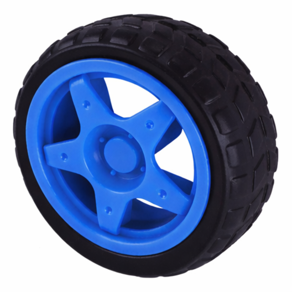 Llanta Para Motorreductor Azul