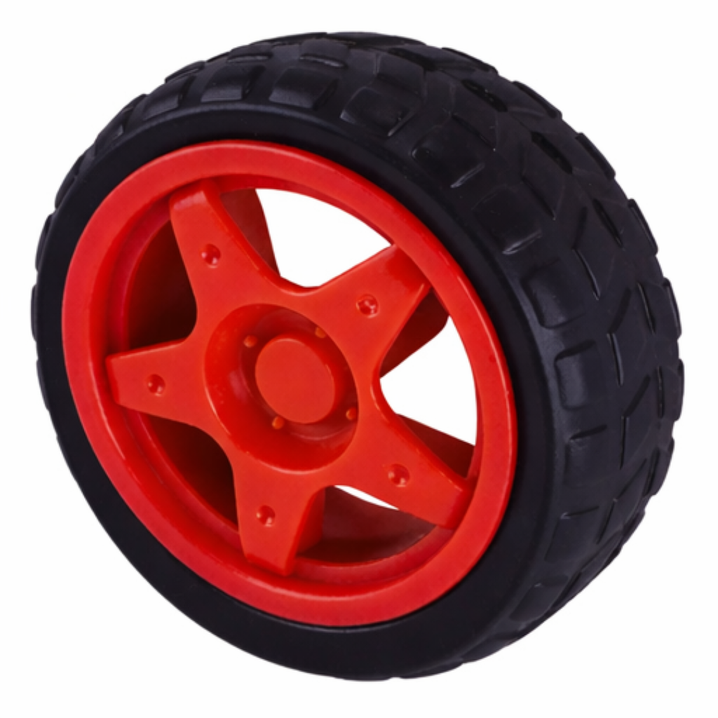 Llanta Para Motorreductor Rojo