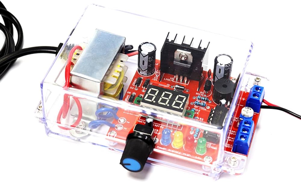 Kit DIY fuente variable LM317