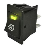 Interruptor para neblinera 12V 35A con luz led amarillo