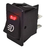 Interruptor para neblinera 12V 35A con luz led rojo