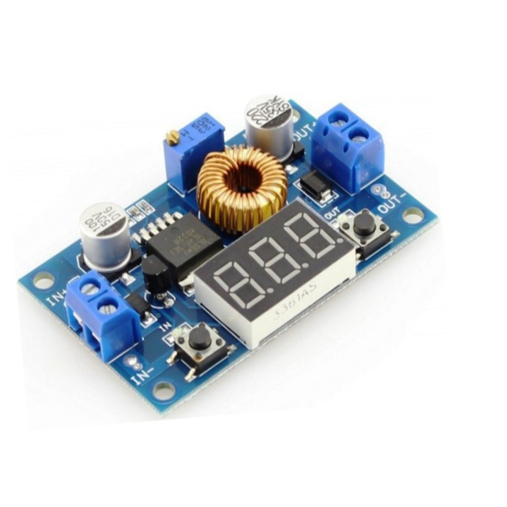 XL4015 Módulo Reductor de Voltaje Buck Step Down Dc-Dc 32V 5A Máximo Con Voltímetro