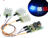 Kit DIY CD4017+NE555 3 Módulos LED