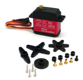 Servomotor 360° 25kg 4.8-7.4V
