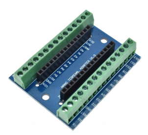 Módulo De Expansión Con Bornera Y Pines Soldados Shield Para Arduino Nano V3.0