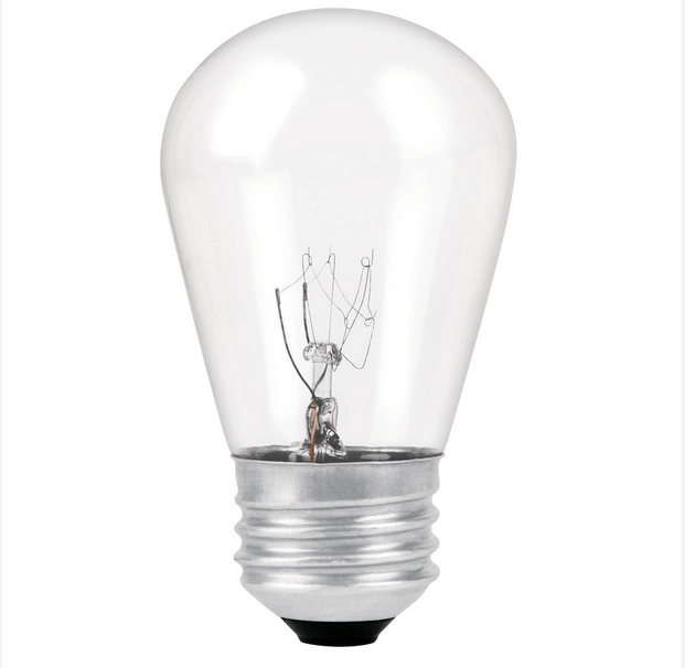 Foco Incandescente De 11W Luz Cálida