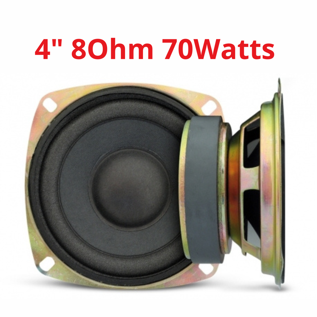 Bocina de 4 pulgadas 8 Ohmios 70 Watts