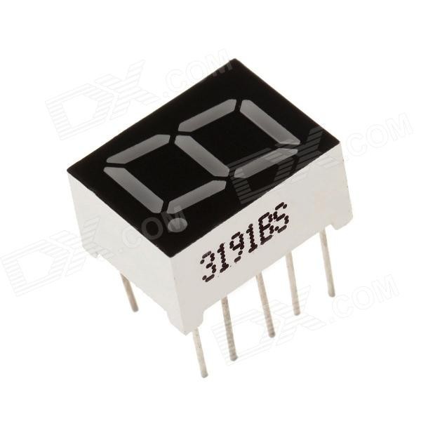 Display 1 Digito Anodo Comun 0.39" 7 Segmentos Rojo