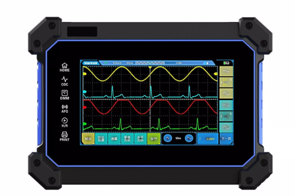 Osciloscopio Digital 200MHz 4 Canales 1GSa/s HANTEK TO1204C