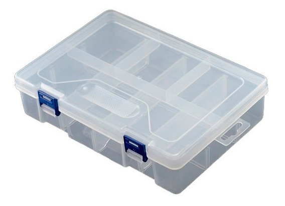 Caja Transparente de Compartimentos para KIT Arduino