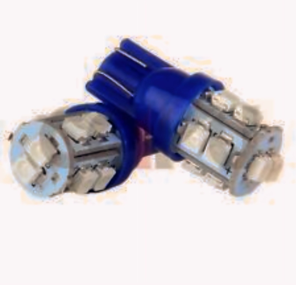Led Pellizco Azul T10 10 Led