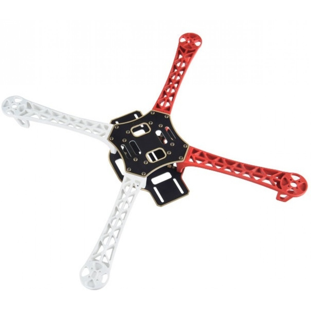 Base Para Dron Rojo Con Blanco F450