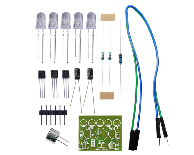Kit DIY Luces de melodía LED controladas por voz