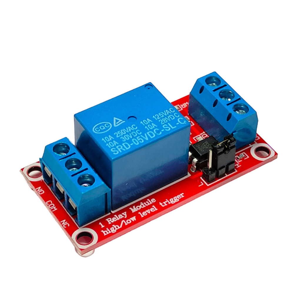 Módulo de 1 Relé 12V con Disparo High/Low Level – Control de Potencia