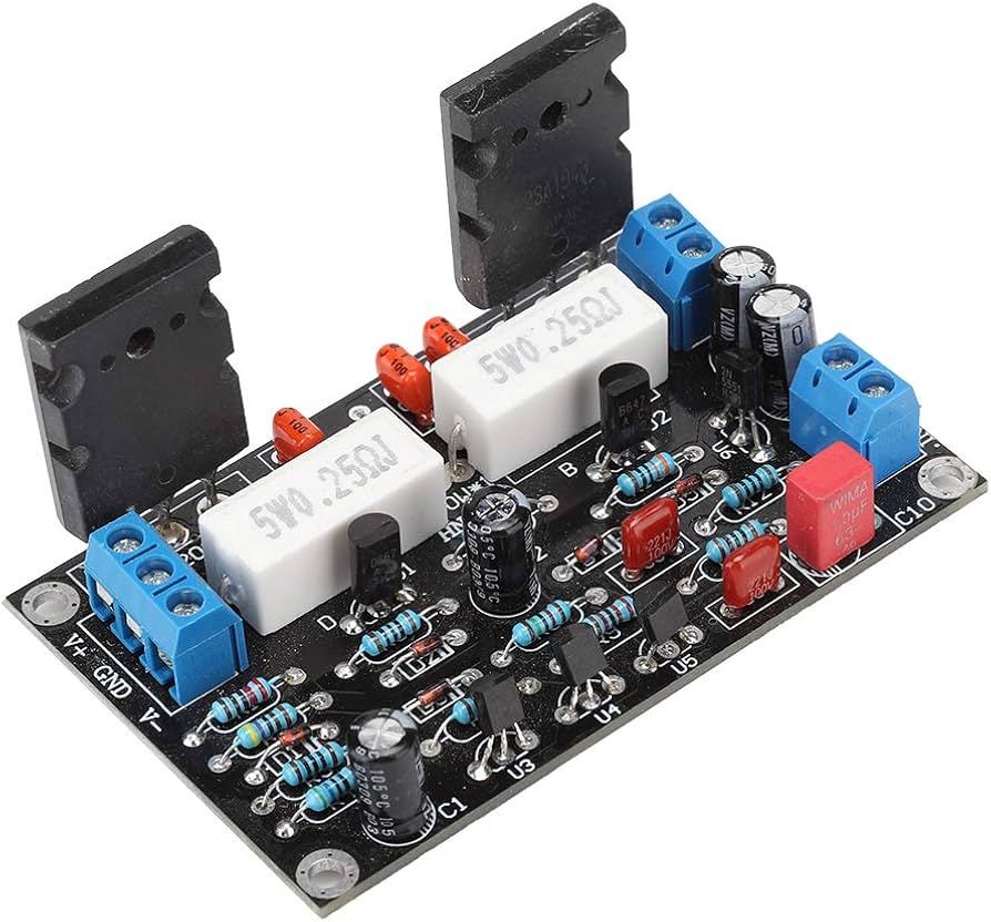 Modulo amplificador Transistorizado mono 100W HIFI 2SC5200 2SA1943