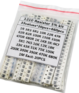 Resistencia SMD tamaño 1210 varios valores